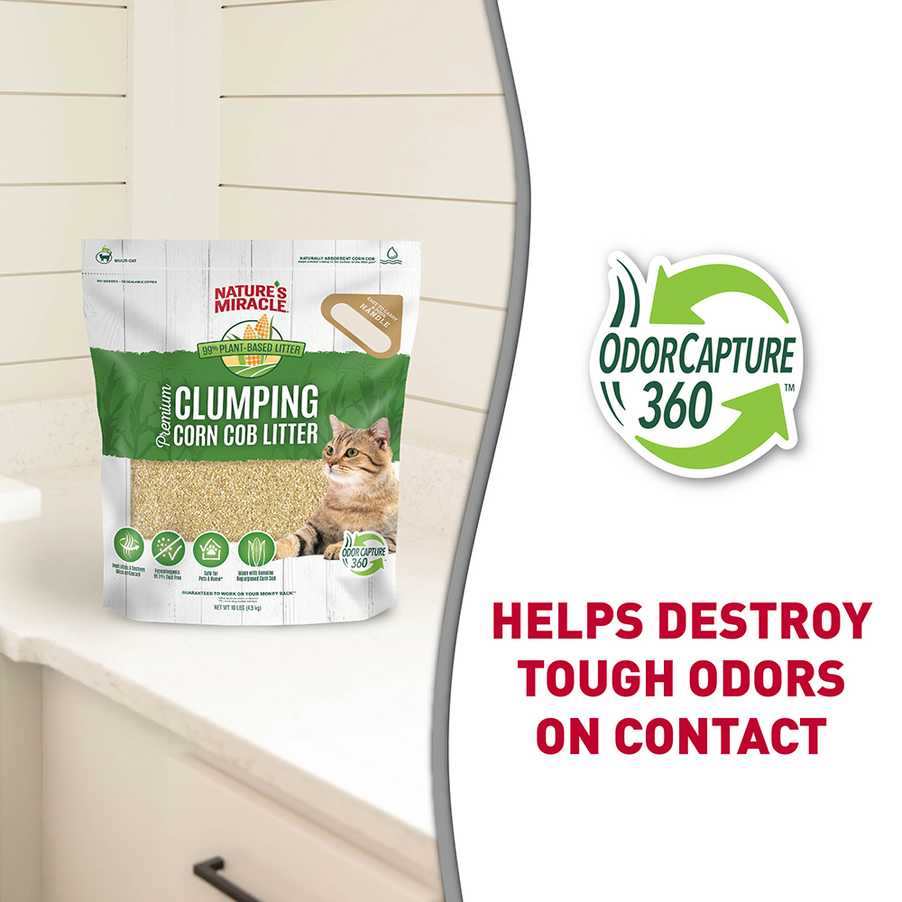 Nature's miracle hotsell walnut cat litter